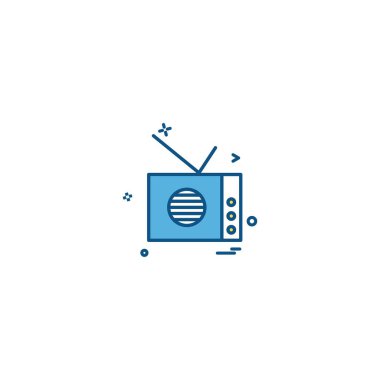 Radyo simge tasarlamak vektör