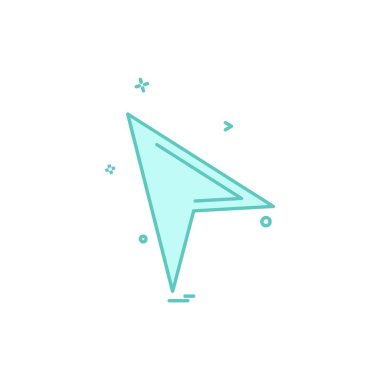 Ok simgesi tasarım vektörü