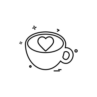 Sevgililer günü simge tasarlamak vektör