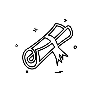 Derece simge tasarım vektörü