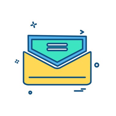 Harf simgesi tasarım vektörü