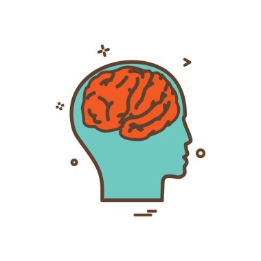 Yapay beyin istihbarat illüstrasyon