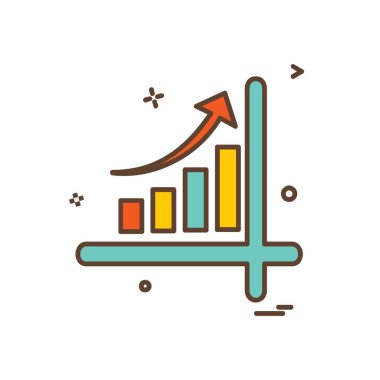 Grafik simgesi tasarım vektörü