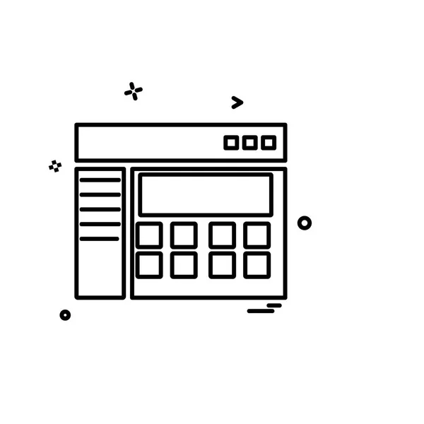 Corporate office icon design vector