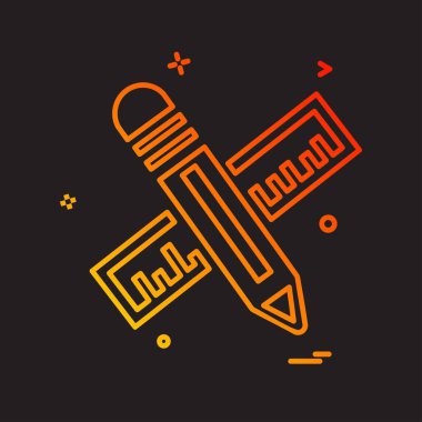 Eğitim simge tasarlamak vektör