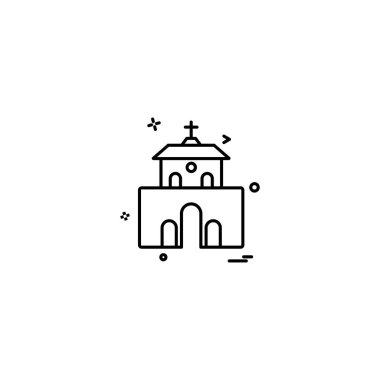 Kilise simge tasarlamak vektör