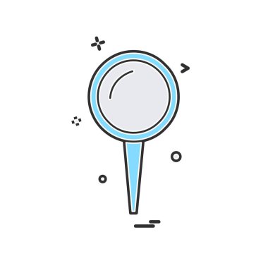 Arama simge tasarlamak vektör