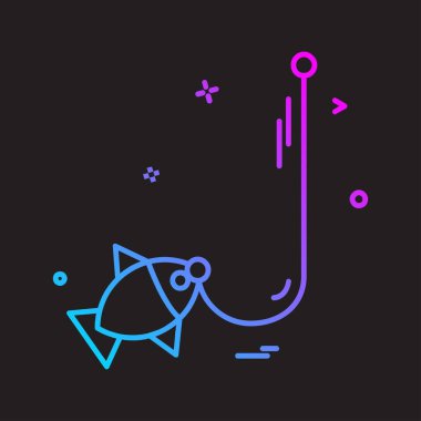 Yüzme simgesi tasarım vektörü 