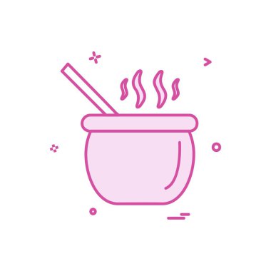 Cadılar Bayramı simgesi tasarım vektörü