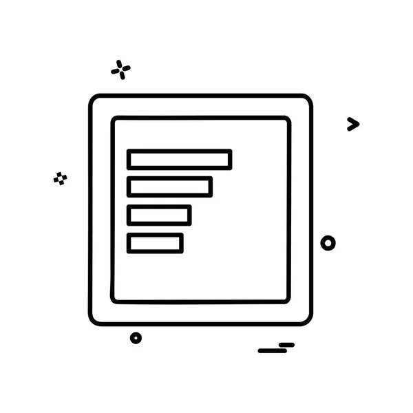 ファイルのアイコンのデザインのベクトル図 — ストックベクタ