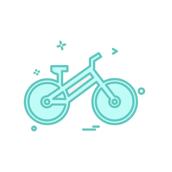 Cykel Ikon Design Vektorillustration — Stock vektor