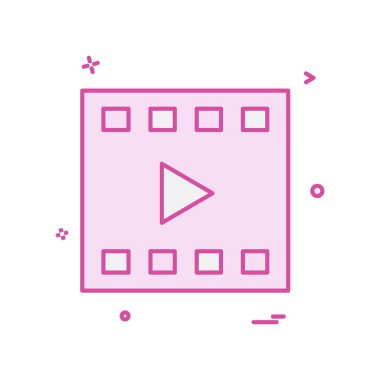 Film simge tasarlamak vektör