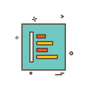 Dosya simge tasarlamak vektör 