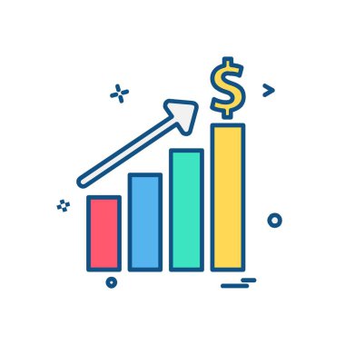 Grafik simgesi tasarım vektörü