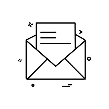 İleti simge tasarlamak vektör