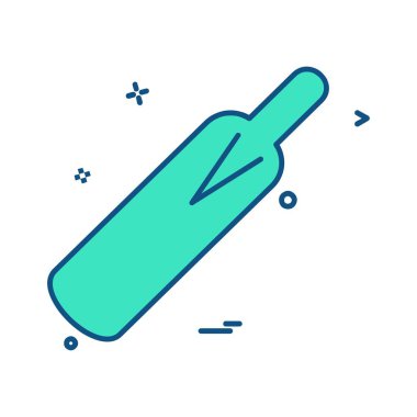 Kriket simgesi tasarım vektörü