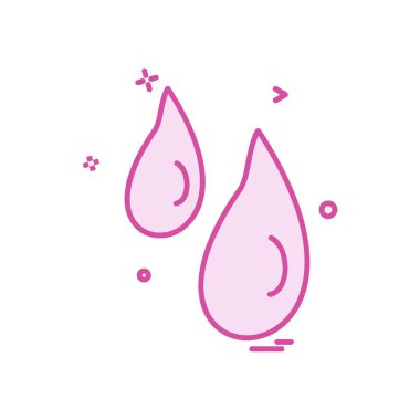 Bulutlu hava simgesi tasarım vektörü