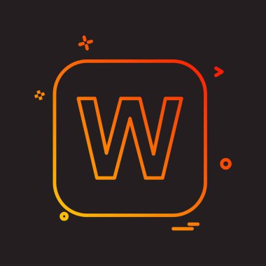 İngilizce alfabe simge tasarlamak vektör 