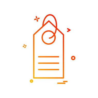 Satılık etiket simge tasarlamak vektör