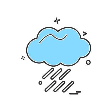 Hava simgesi tasarım vektörü