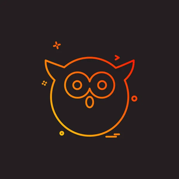 Animales Icono Diseño Vector — Vector de stock