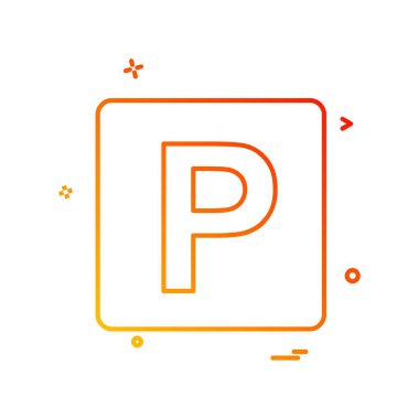 Park simge tasarlamak vektör