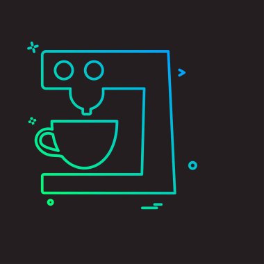 Mutfak simgesi tasarım vektörü 