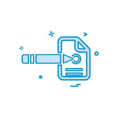 Kalem simgesi tasarım vektörü