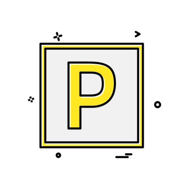 Park simge tasarlamak vektör