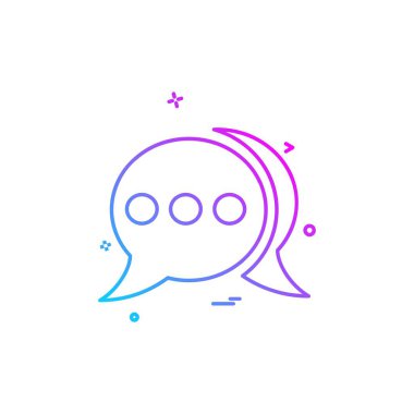 İleti simge tasarlamak vektör