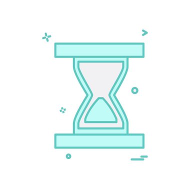 Simge tasarım vektörünü bekle