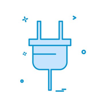 power Plug simge tasarım vektörü 