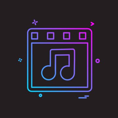 Film simge tasarlamak vektör