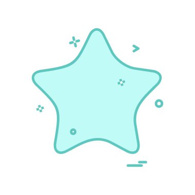 Yıldız simgesi tasarlamak vektör 