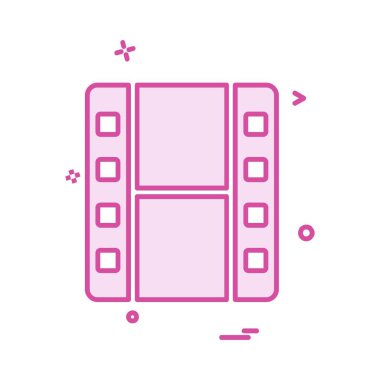 Film simge tasarlamak vektör