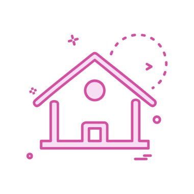 Emlak simge tasarlamak vektör