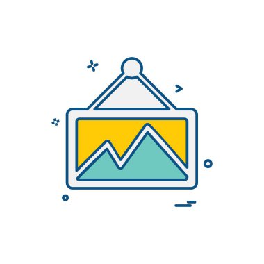 Mobilya simge tasarlamak vektör 