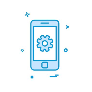 Simge tasarımı vektör çizimi ayarlanıyor