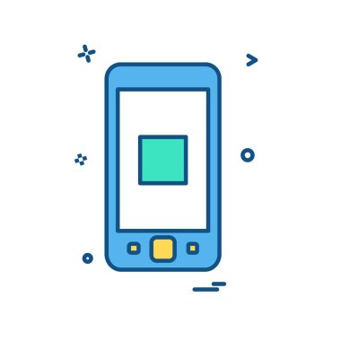 Akıllı telefon simge tasarlamak vektör 