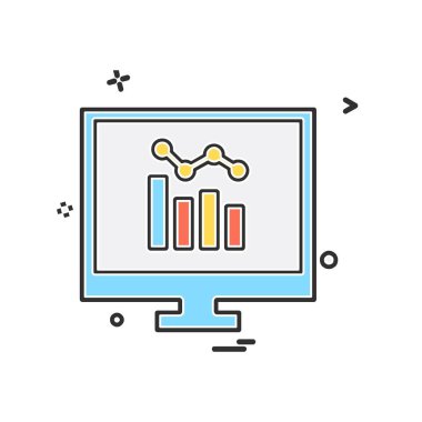 Bilgisayar simgesi tasarım vektörü