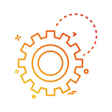 Çalışma araçları simge tasarım vektörü 