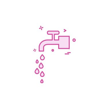 Tap simge tasarım vektörü