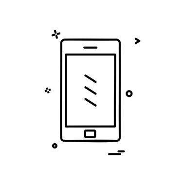 Akıllı telefon simge tasarlamak vektör 