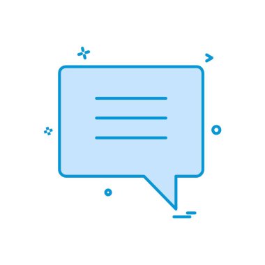 İleti simge tasarlamak vektör