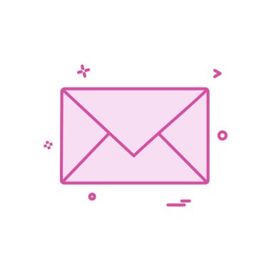 İleti simge tasarlamak vektör