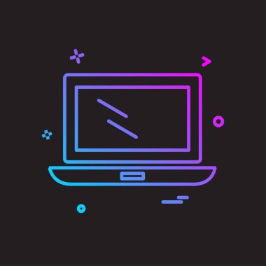 Bilgisayar simgesi tasarım vektörü