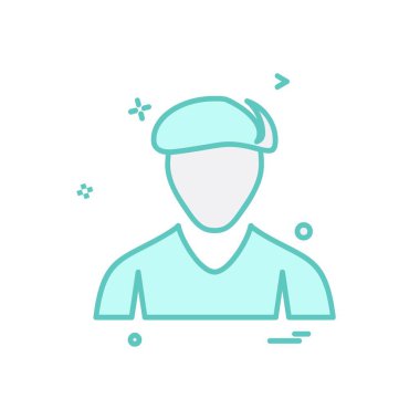 Avatar simge tasarlamak vektör