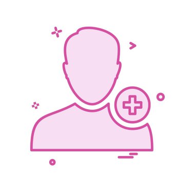 Avatar erkek simge tasarım vektörü