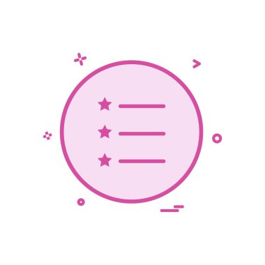 liste simge vektör tasarımı tasarlamak