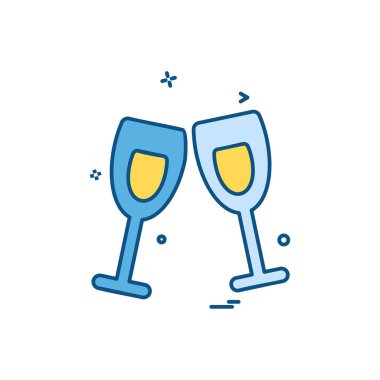 Sevgililer günü simge tasarlamak vektör